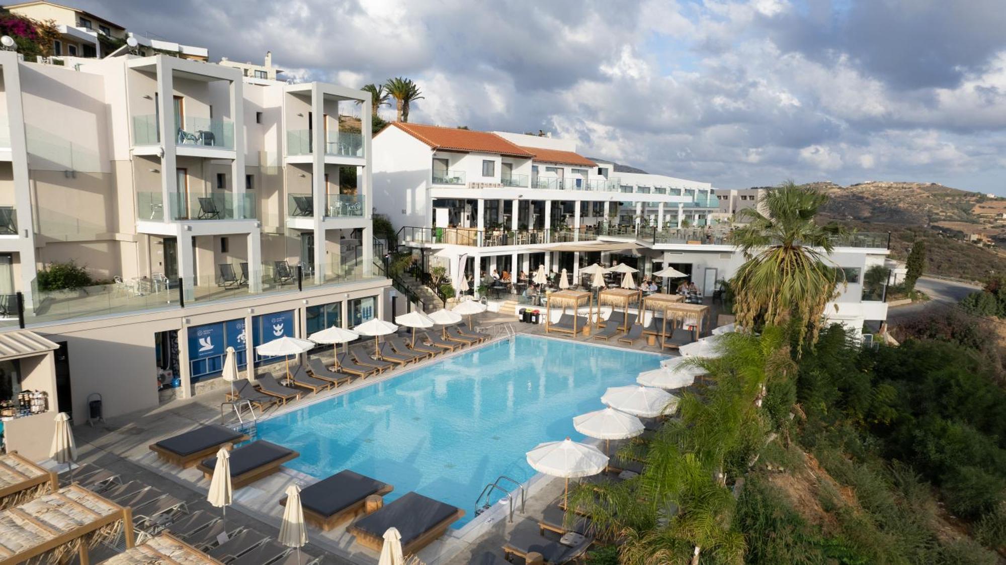 Panorama Village Hotel Agia Pelagia Exterior foto